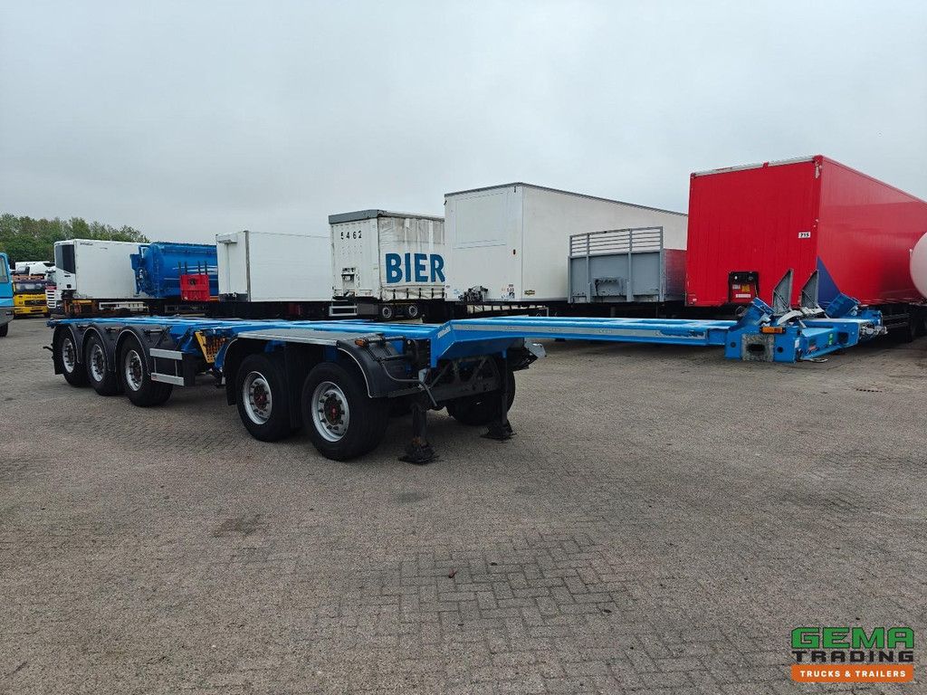 D-Tec Combitrailer S-Line CT-5 S-Line CT-F + S-Line CT-R - SAF Assen Schijf - 3x StuurAssen - 3x LiftAssen - Belgische Registratie - BREAKER