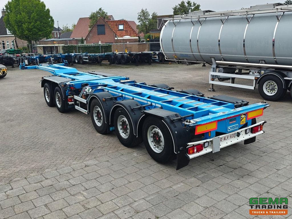 D-Tec Combitrailer S-Line CT-5 S-Line CT-F + S-Line CT-R - SAF Assen Schijf - 3x StuurAssen - 3x LiftAssen - Belgische Registratie - BREAKER