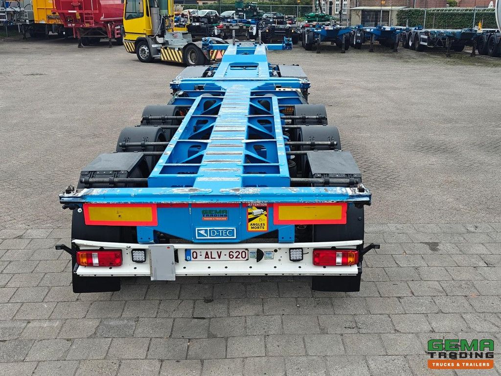 D-Tec Combitrailer S-Line CT-5 S-Line CT-F + S-Line CT-R - SAF Assen Schijf - 3x StuurAssen - 3x LiftAssen - Belgische Registratie - BREAKER