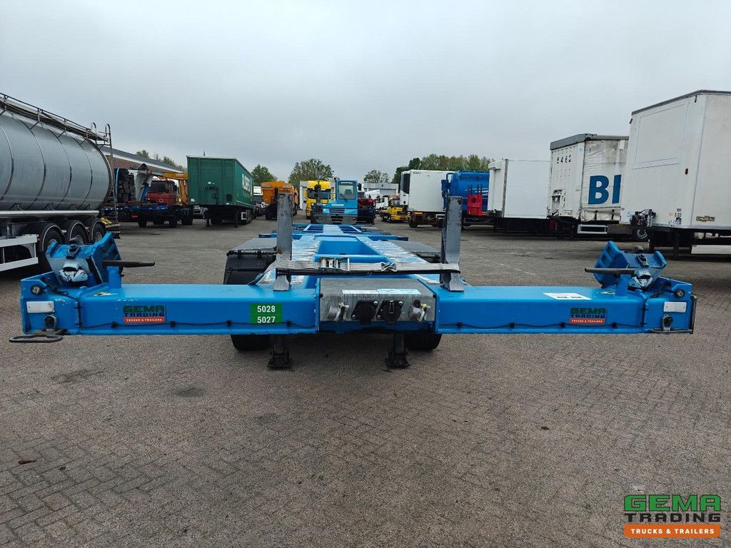 D-Tec Combitrailer S-Line CT-5 S-Line CT-F + S-Line CT-R - SAF Assen Schijf - 3x StuurAssen - 3x LiftAssen - Belgische Registratie - BREAKER
