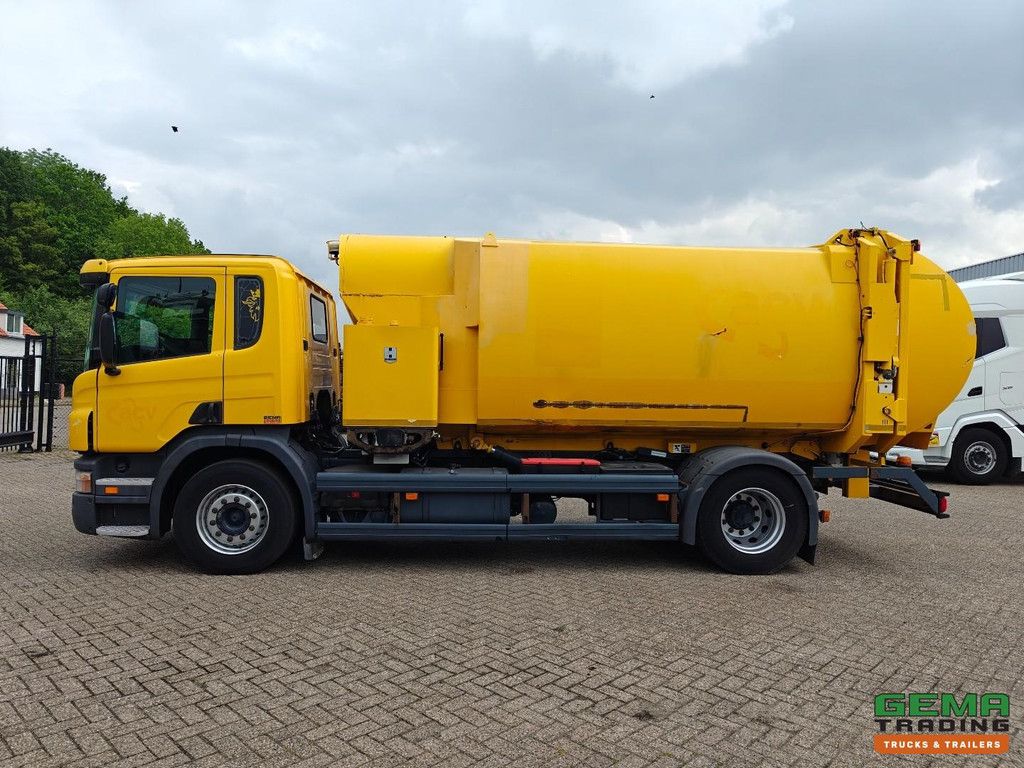 Scania P 230 B 4X2 Euro5 Tageskabine – Haller S LF18m³ – Seitenlader-Müllwagen – Original 209.000 km