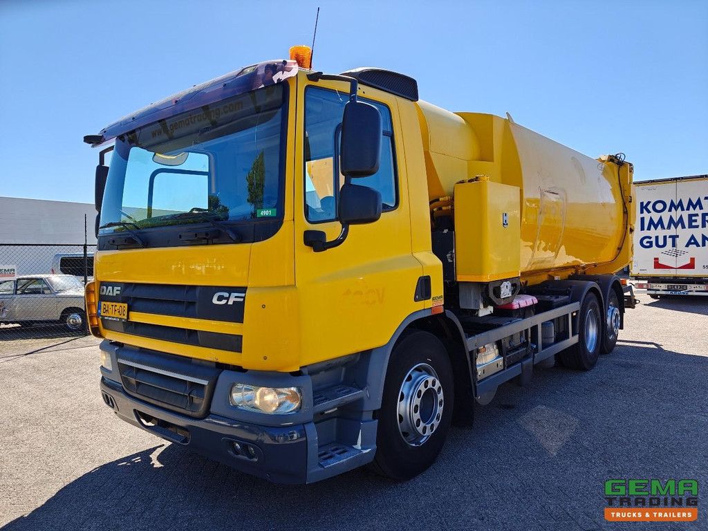 DAF FAN CF75 6x2 Tageskabine Euro5 EEV - Haller Seitenlader-Müllwagen 22 m³ - MacDonald RotaGrab