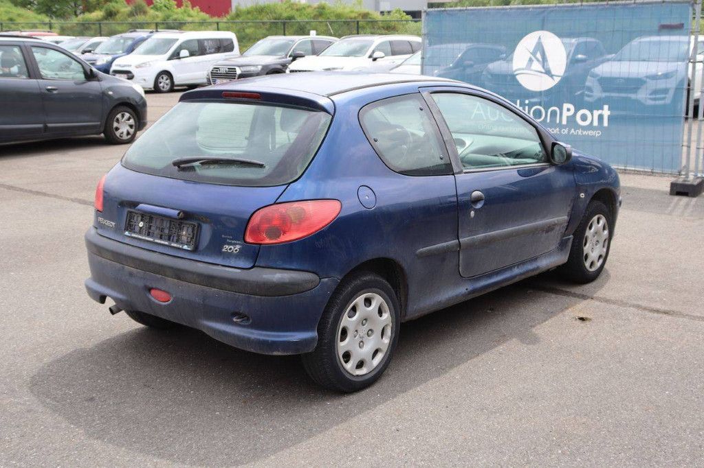Passenger car Peugeot 206 Petrol 75hp 2006 (Margin)