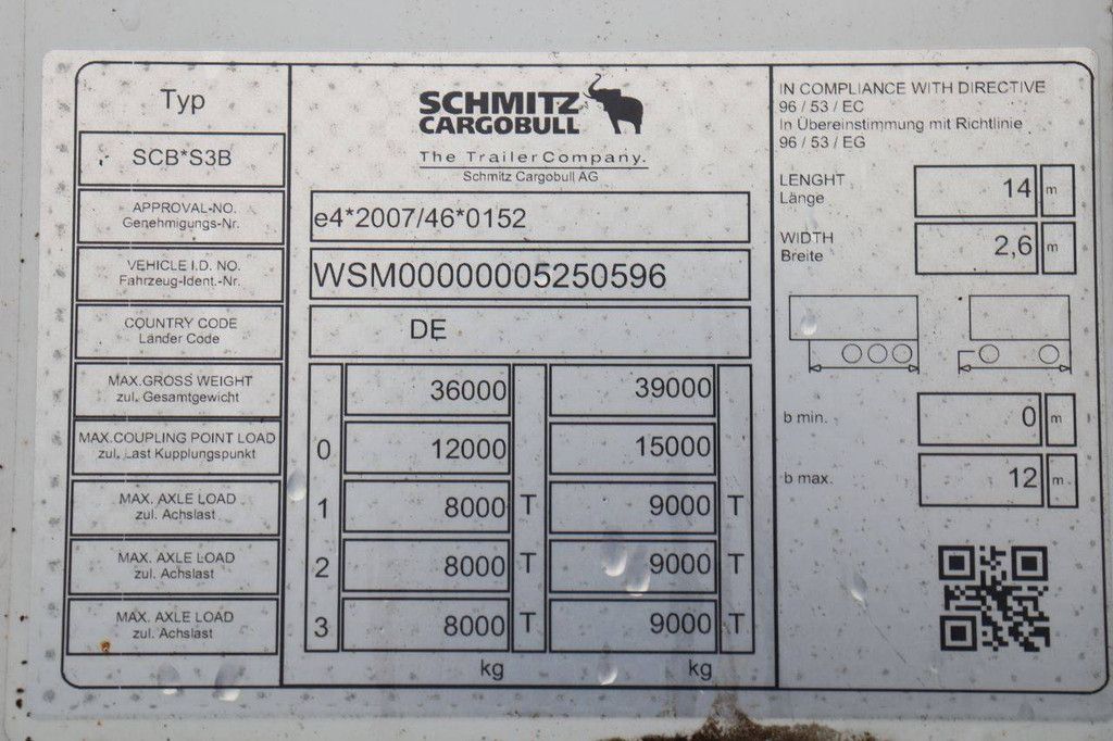 Reefer Semitrailer Schmitz Cargobull Auflieger Tiefkühler Standard 2020