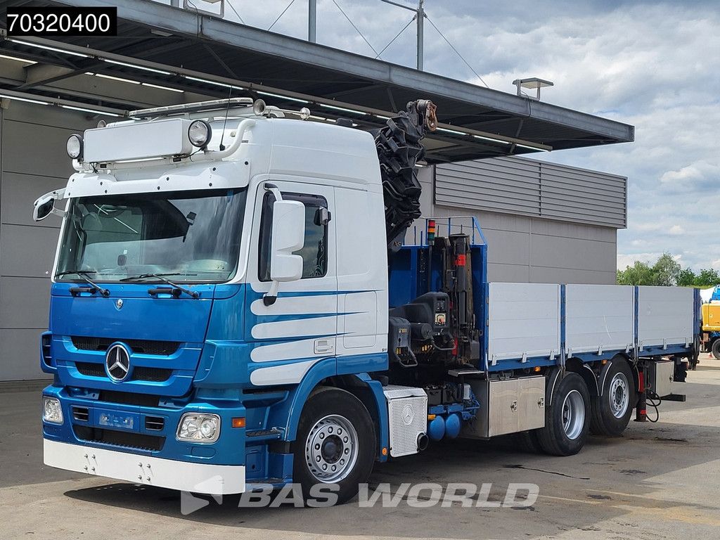 Mercedes Actros Actros 2548 6X2 HIAB 477E Kran Crane 8+1 extensions Lift-axle Retarder Euro 4