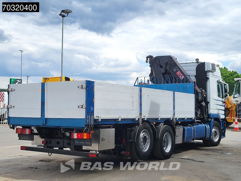 Mercedes Actros Actros 2548 6X2 HIAB 477E Kran Crane 8+1 extensions Lift-axle Retarder Euro 4