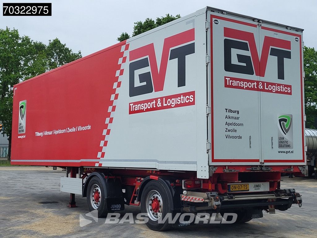 Jumbo T0180 2 assen LZV B-Double Tailgate LBW Steering Axle