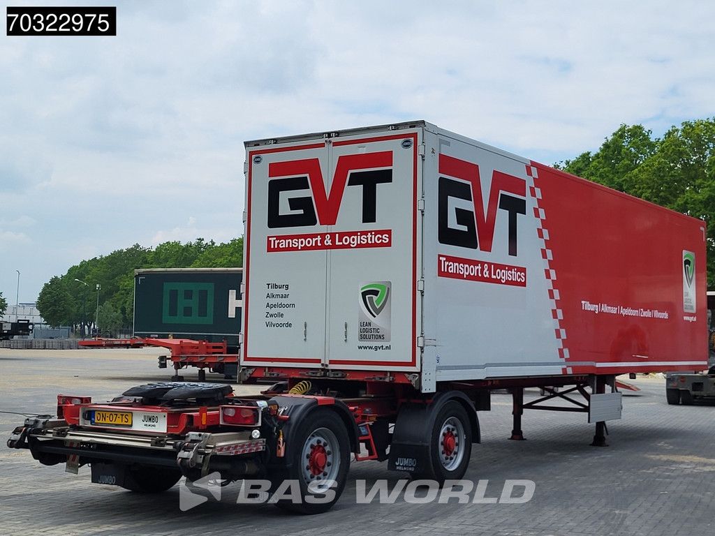 Jumbo T0180 2 assen LZV B-Double Tailgate LBW Steering Axle