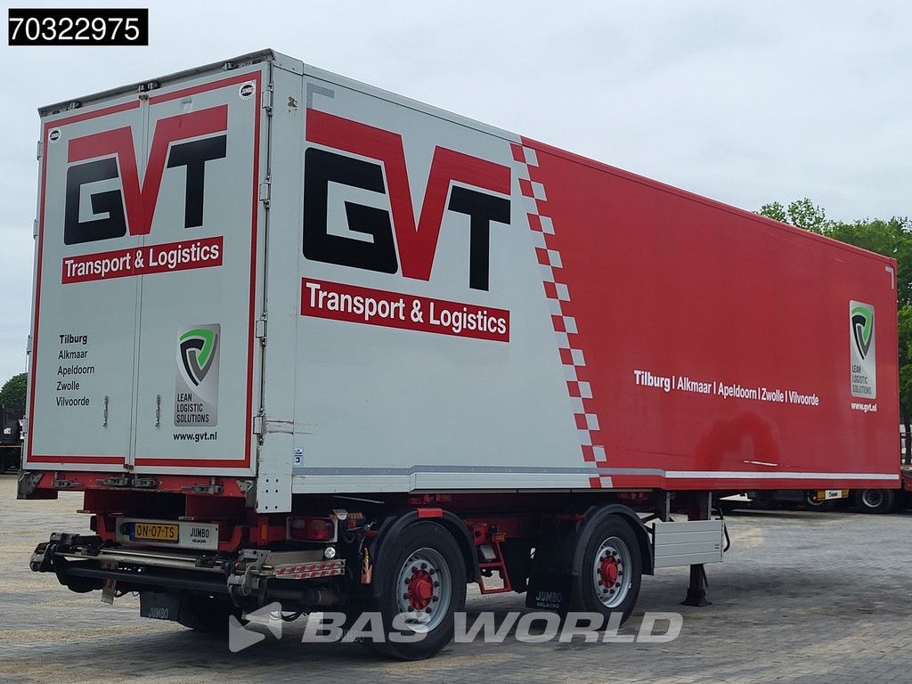 Jumbo T0180 2 assen LZV B-Double Tailgate LBW Steering Axle