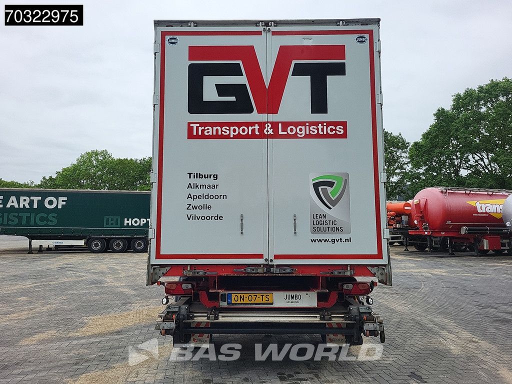 Jumbo T0180 2 assen LZV B-Double Tailgate LBW Steering Axle