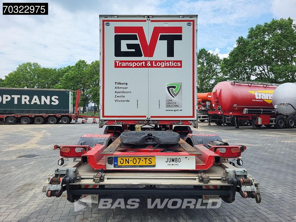 Jumbo T0180 2 assen LZV B-Double Tailgate LBW Steering Axle