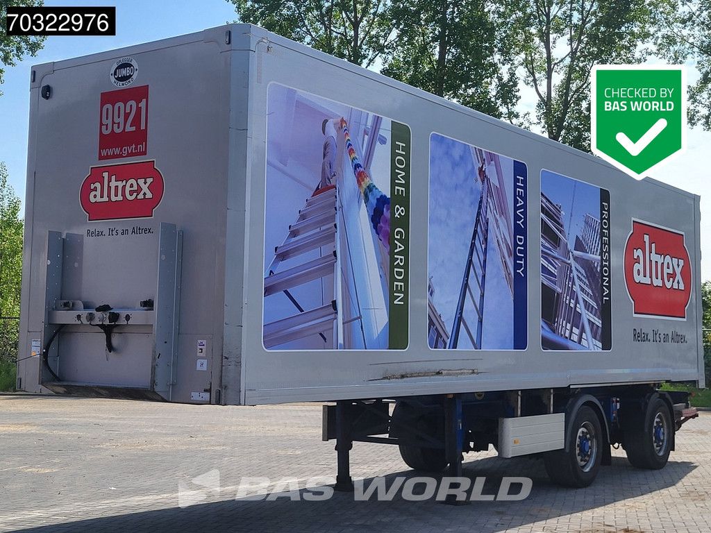 Jumbo T0180 2 assen LZV B-Double Tailgate LBW Steering Axle