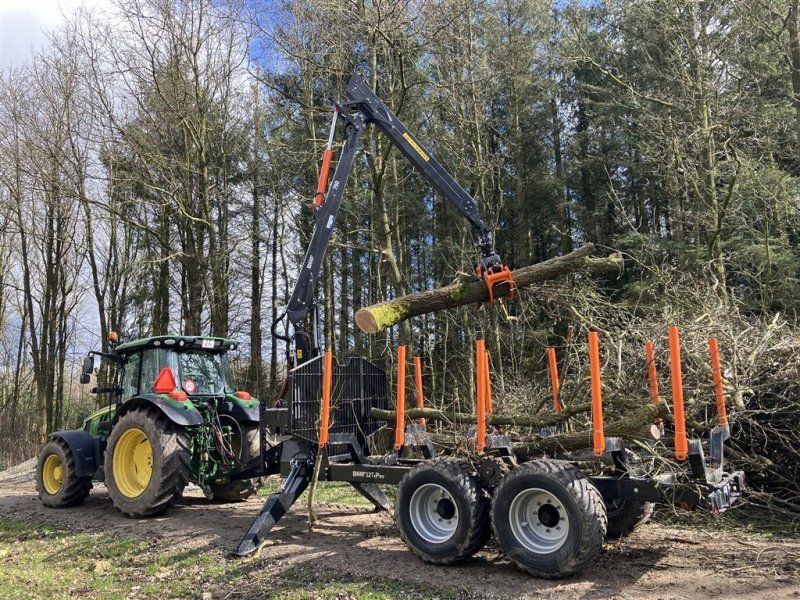 BMF 12 t skovvogn med 7,5 m kran