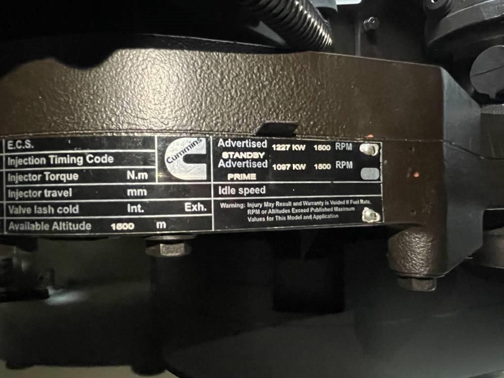 Cummins KTA50-G3 - 1375 kVA Generator - DPX-18819