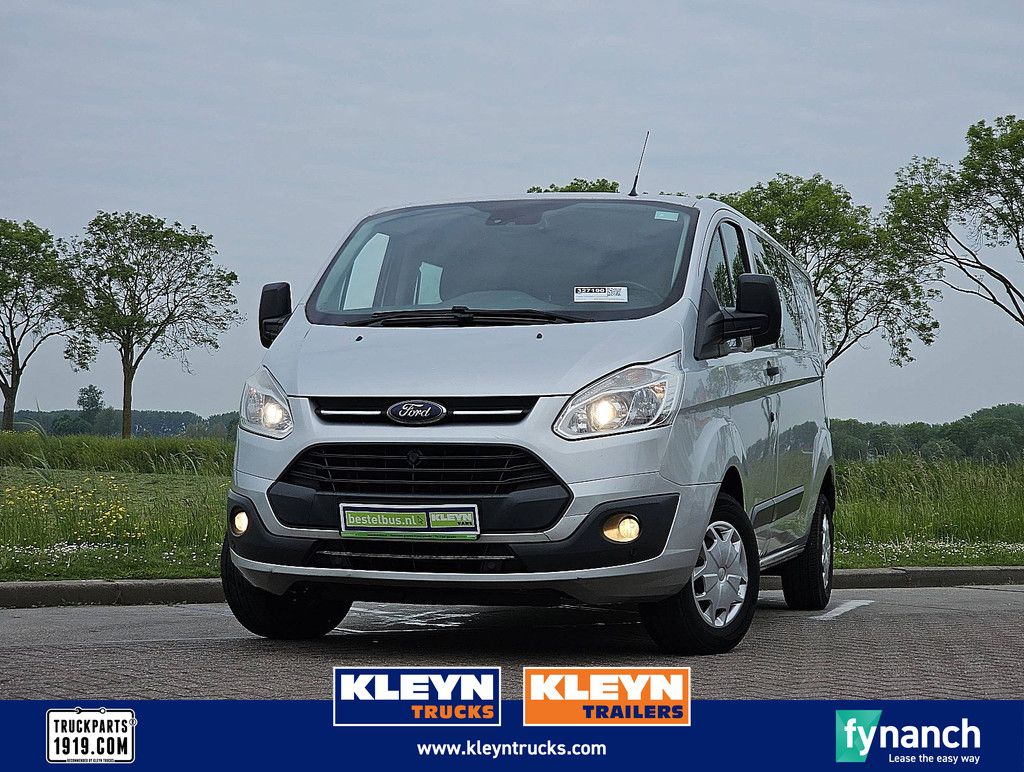 FORD TRANSIT CUSTOM dubbel cabine euro6