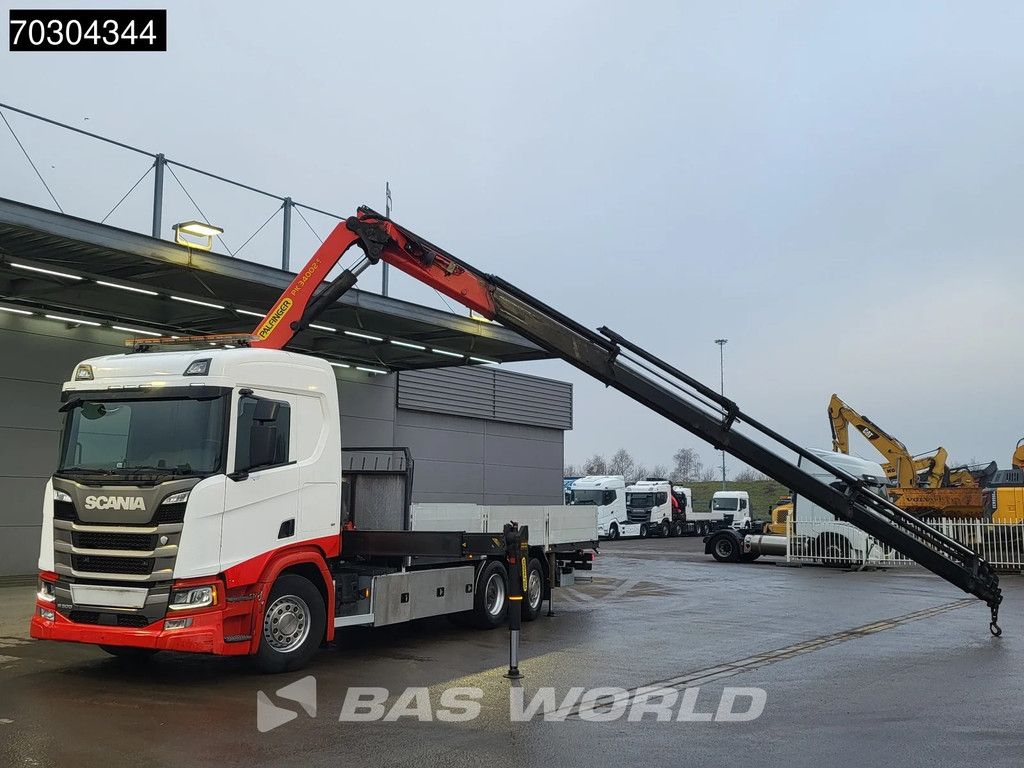 Scania R500 6X2 Palfinger PK34002 SH 8x Extensions Lift+ Steering Axle Euro 6