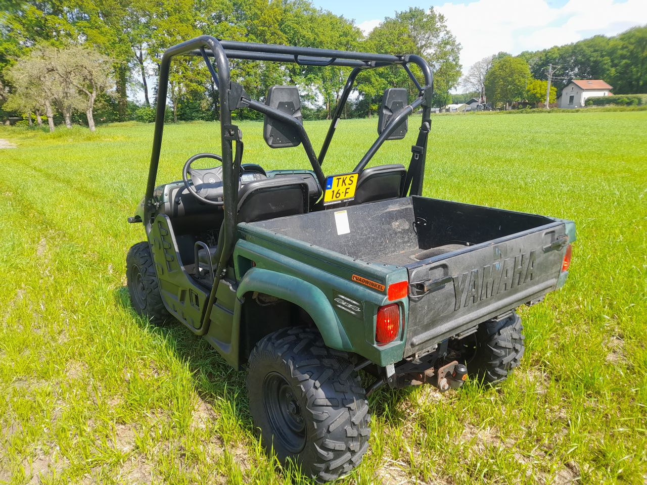 Yamaha Rhino met landbouwkenteken gator buggy quad