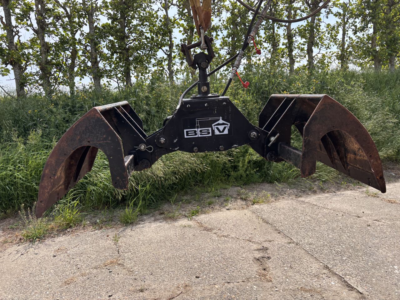 Sorteergrijper 82 cm breed - max opening 165 cm - in nette staat