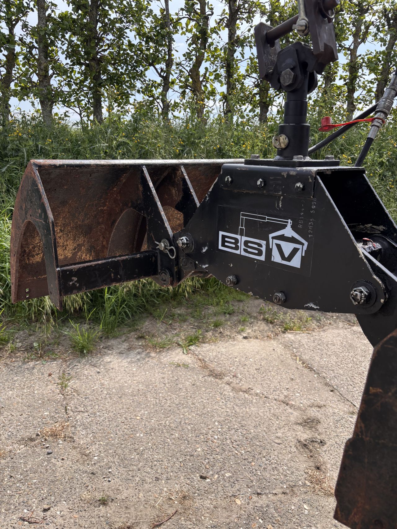 Sorteergrijper 82 cm breed - max opening 165 cm - in nette staat