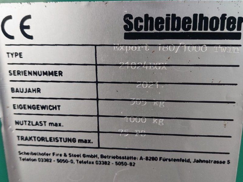 Scheibelhofer Export 180/1000 Twin