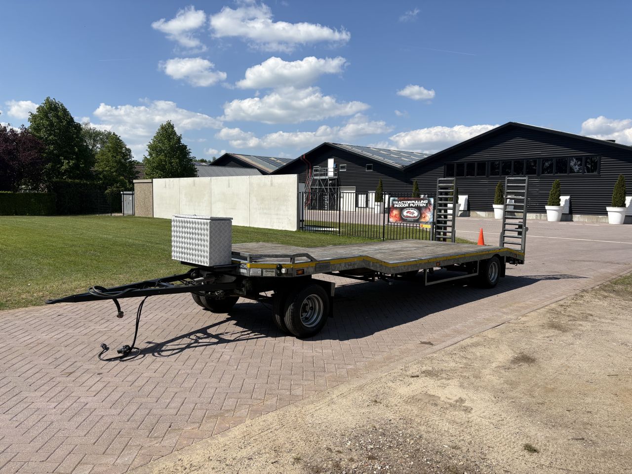 Aanhanger schamelwagen 8000 kg draaischamel veldhuizen 8 ton
