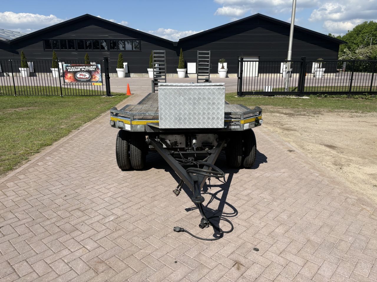 Aanhanger schamelwagen 8000 kg draaischamel veldhuizen 8 ton