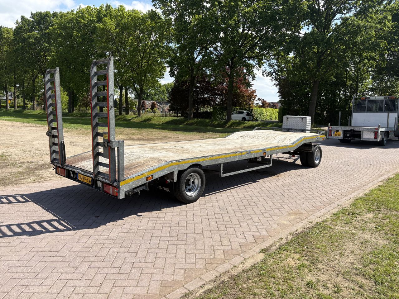 Aanhanger schamelwagen 8000 kg draaischamel veldhuizen 8 ton