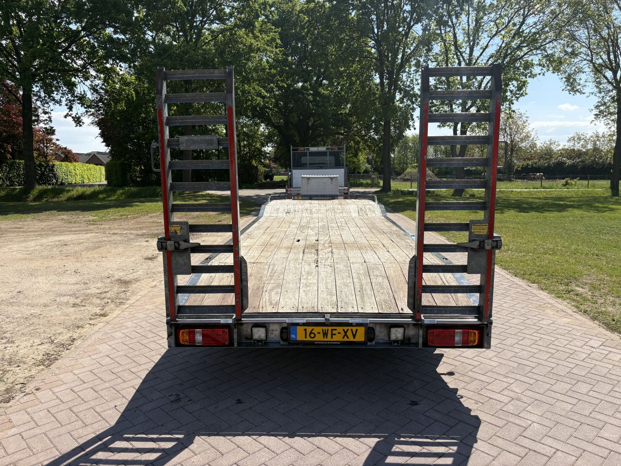 Aanhanger schamelwagen 8000 kg draaischamel veldhuizen 8 ton