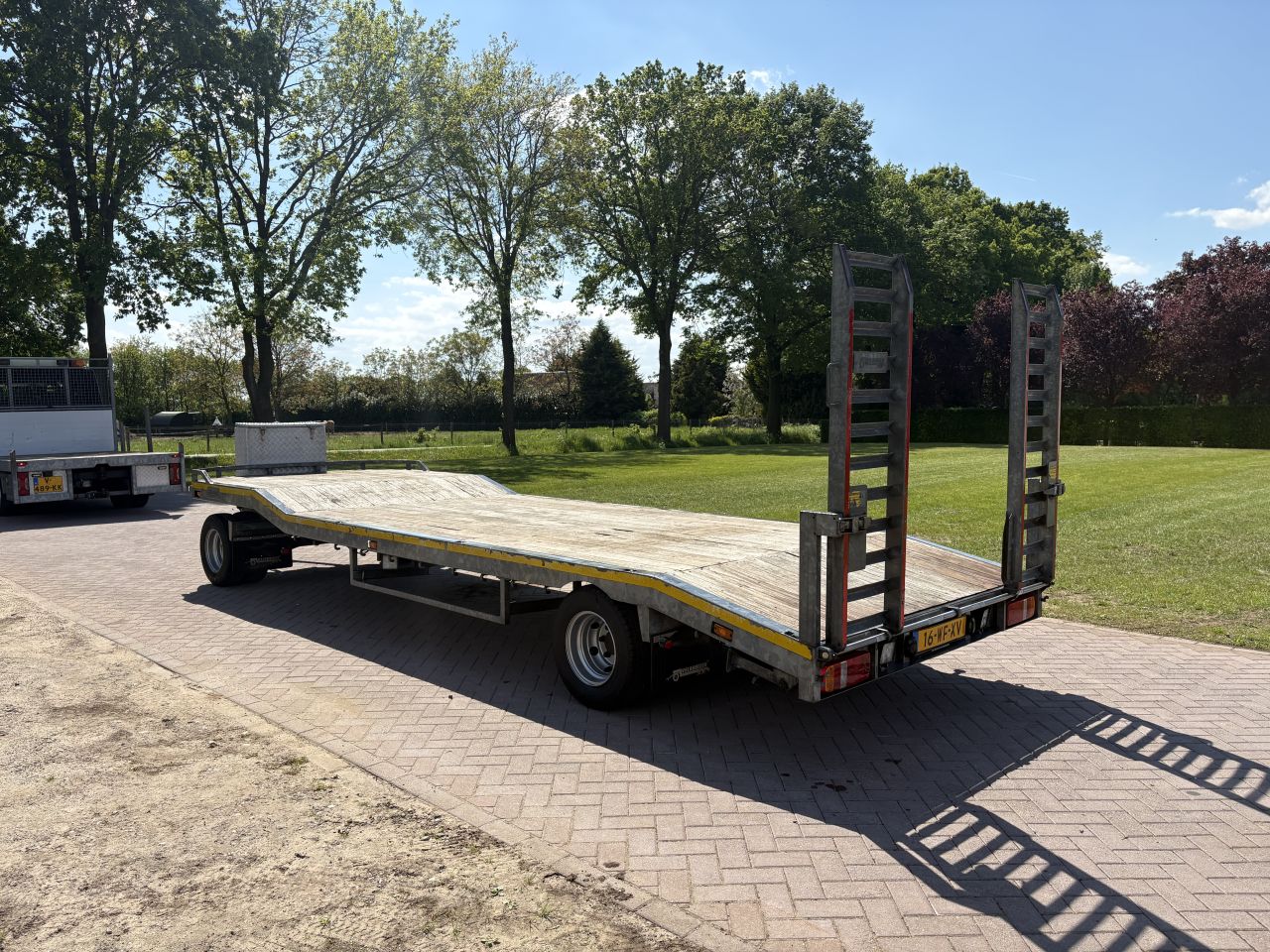 Aanhanger schamelwagen 8000 kg draaischamel veldhuizen 8 ton