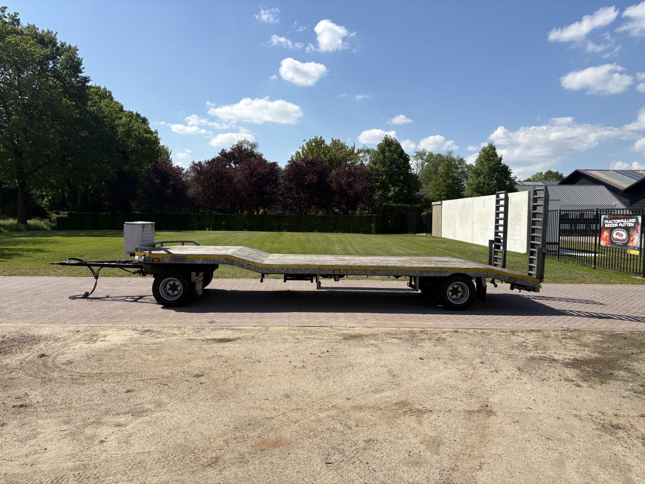 Aanhanger schamelwagen 8000 kg draaischamel veldhuizen 8 ton