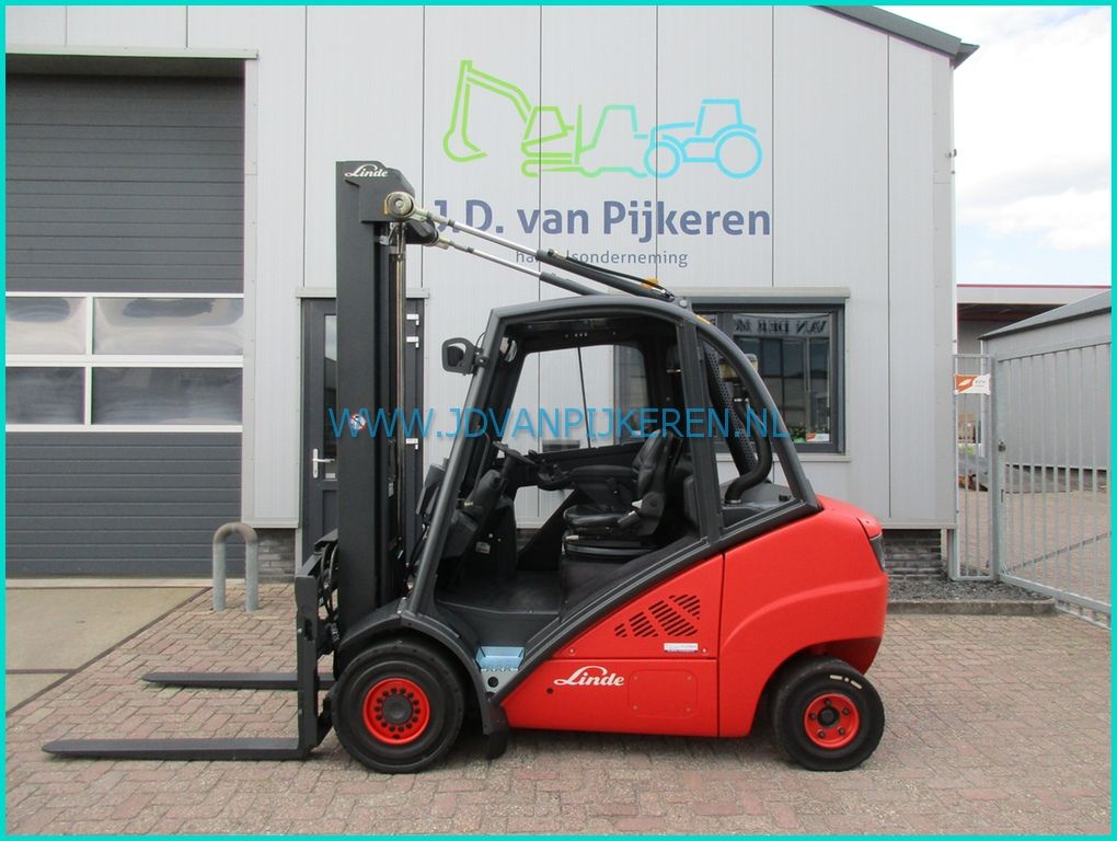 Linde H35D-01 diesel+triplex6.4m+sideshift+vorkversteller+cabine