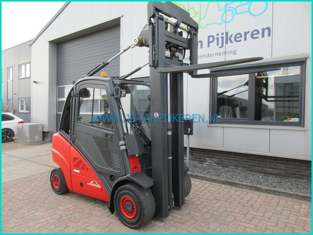 Linde H35D-01 diesel+triplex6.4m+sideshift+vorkversteller+cabine