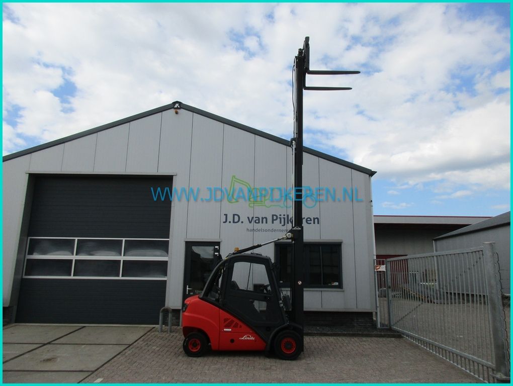 Linde H35D-01 diesel+triplex6.4m+sideshift+vorkversteller+cabine