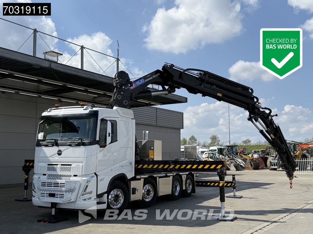 Volvo FH 500 8X2 NEW! HMF9520 K6 + JIB K6 Crane Kran + fifth wheel VEB+