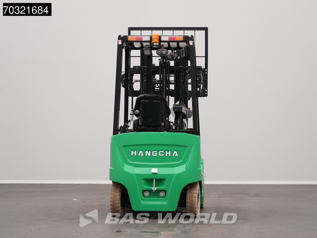 Hangcha CPD18 Electric Li-ion Forklift - Triplex - Free lift - Side shift - Warranty