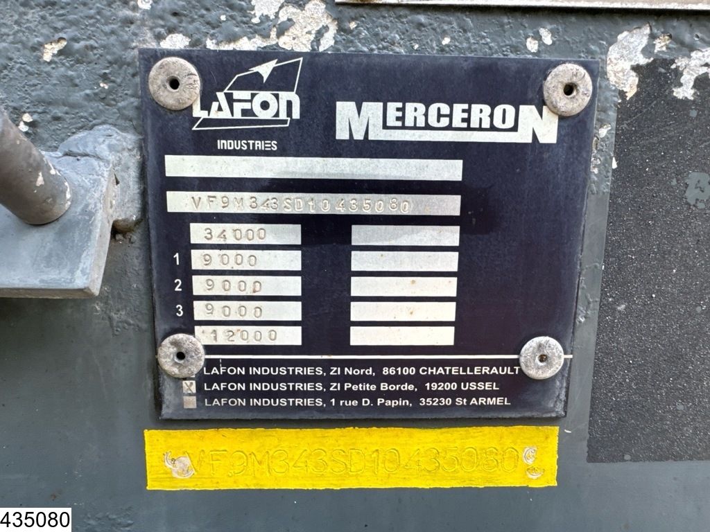 Merceron Fuel 38.000 Liter, 9 Comp, Fuel