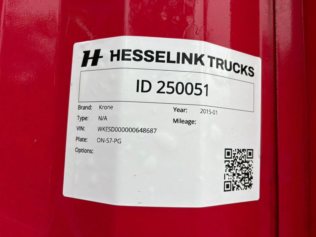 Krone N/A SD Coilmulde Schuifzeilen/Schuifdak 2X Liftas APK/TUV 12-2026