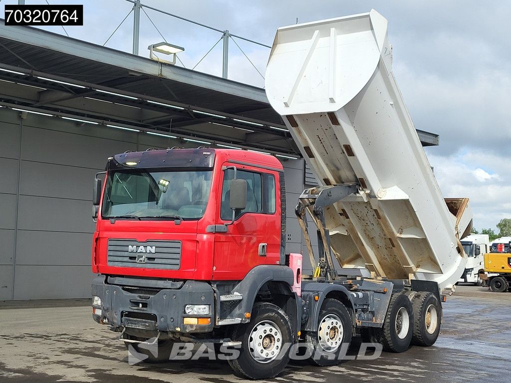MAN TGA 35.D28 8X4 15m3 tipper Steel suspension Big-Axle Manual Euro 2