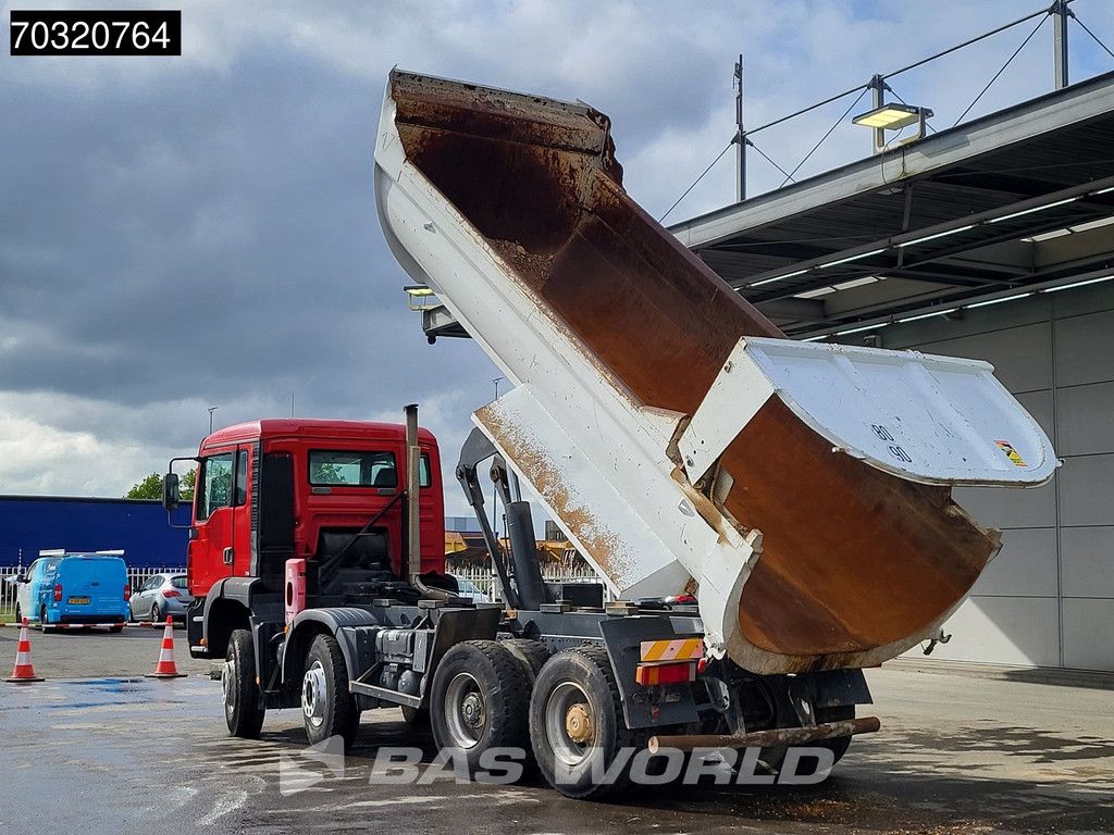 MAN TGA 35.D28 8X4 15m3 tipper Steel suspension Big-Axle Manual Euro 2
