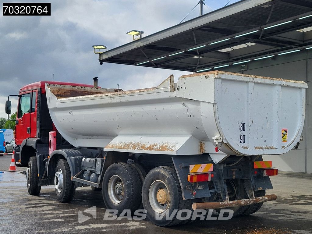 MAN TGA 35.D28 8X4 15m3 tipper Steel suspension Big-Axle Manual Euro 2