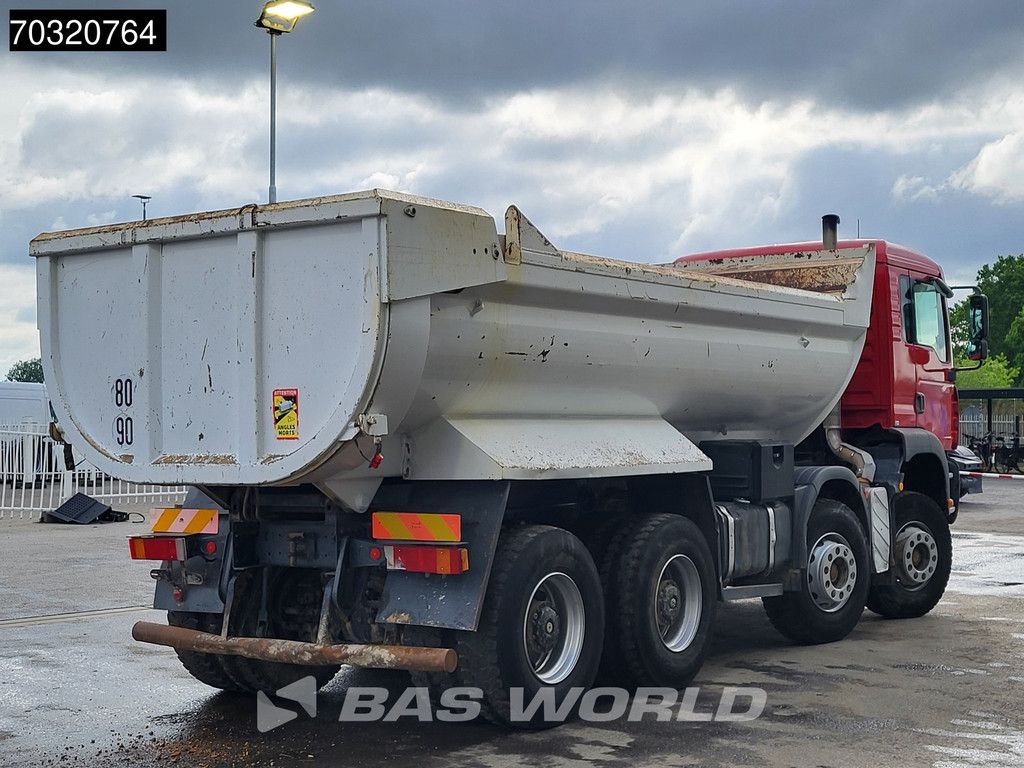 MAN TGA 35.D28 8X4 15m3 tipper Steel suspension Big-Axle Manual Euro 2