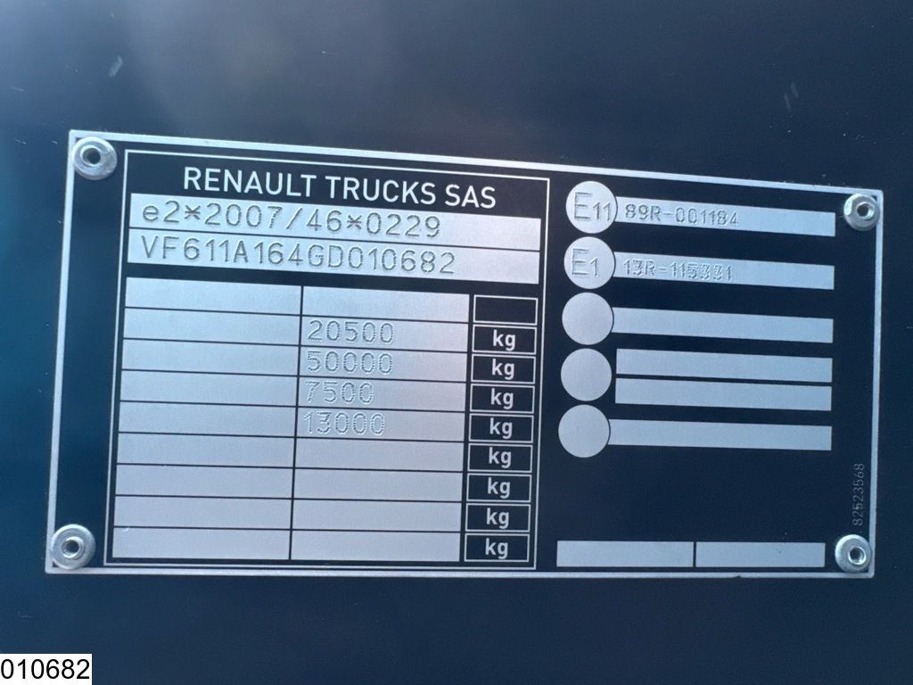 Renault T 460 EURO 6, PTO, Retarder