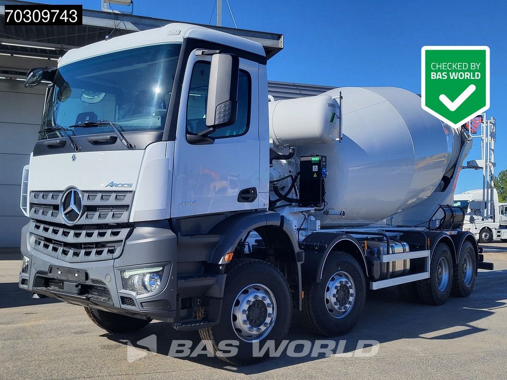 Mercedes Arocs 4142 8X4 NEW! 12m3 Stetter Mixer Steelsuspension Automatic Big-Axle Euro 6
