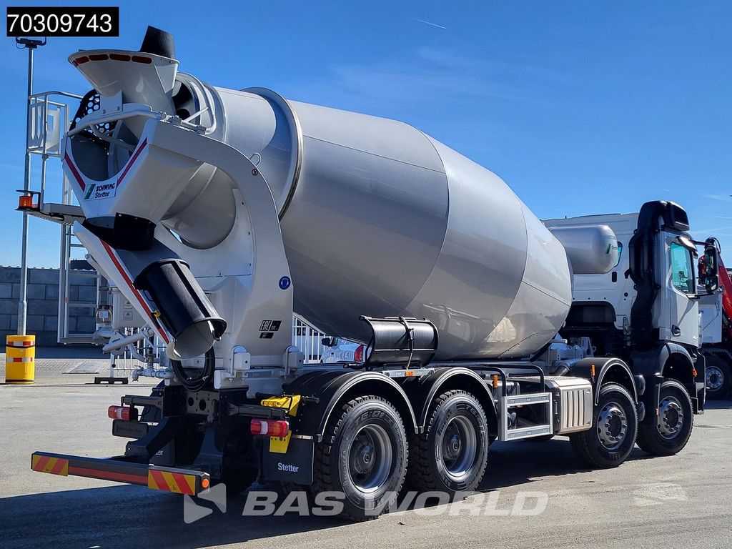 Mercedes Arocs 4142 8X4 NEW! 12m3 Stetter Mixer Steelsuspension Automatic Big-Axle Euro 6