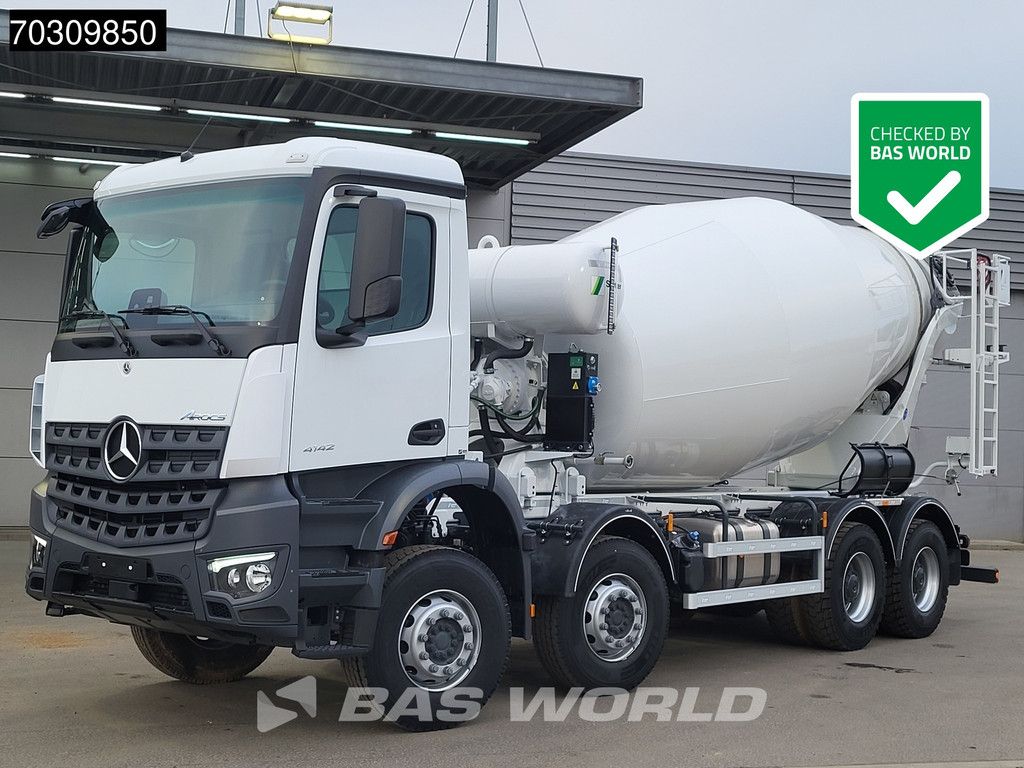 Mercedes Arocs 4142 8X4 NEW! 12m3 Stetter Mixer Steelsuspension Automatic Big-Axle Euro 6