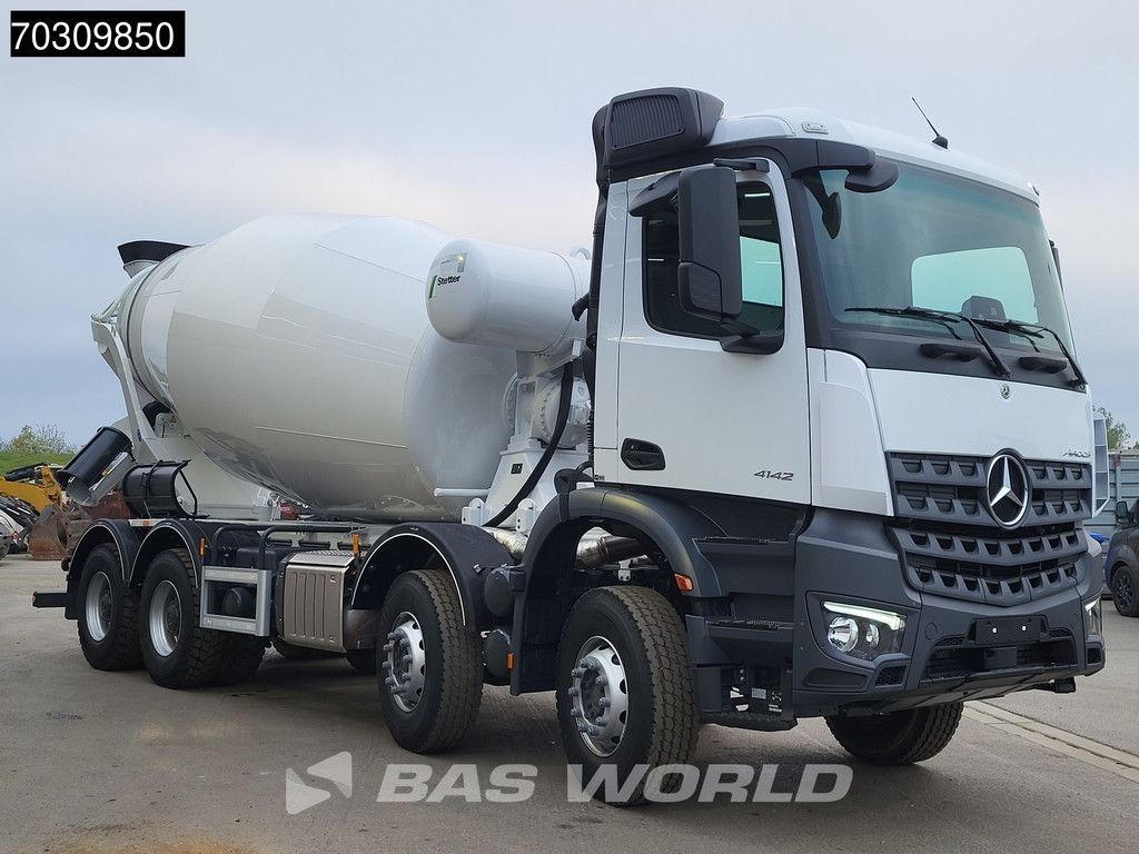 Mercedes Arocs 4142 8X4 NEW! 12m3 Stetter Mixer Steelsuspension Automatic Big-Axle Euro 6