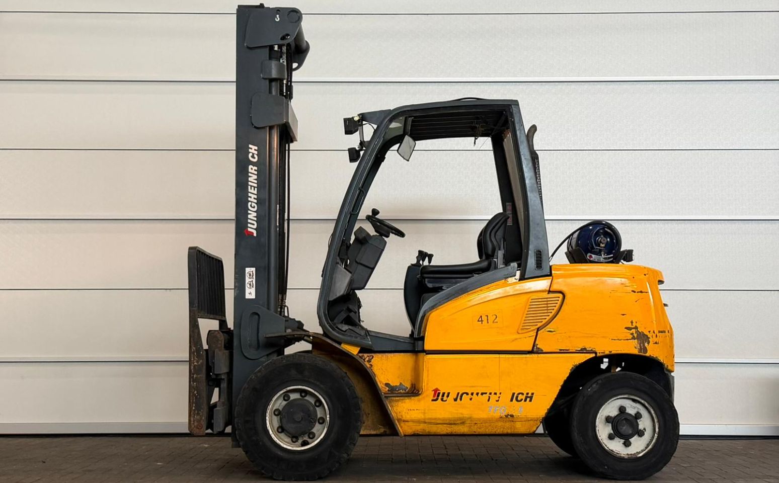 LPG Heftruck Jungheinrich TFG540, 4.000kg, MAAR 3.500 uur!