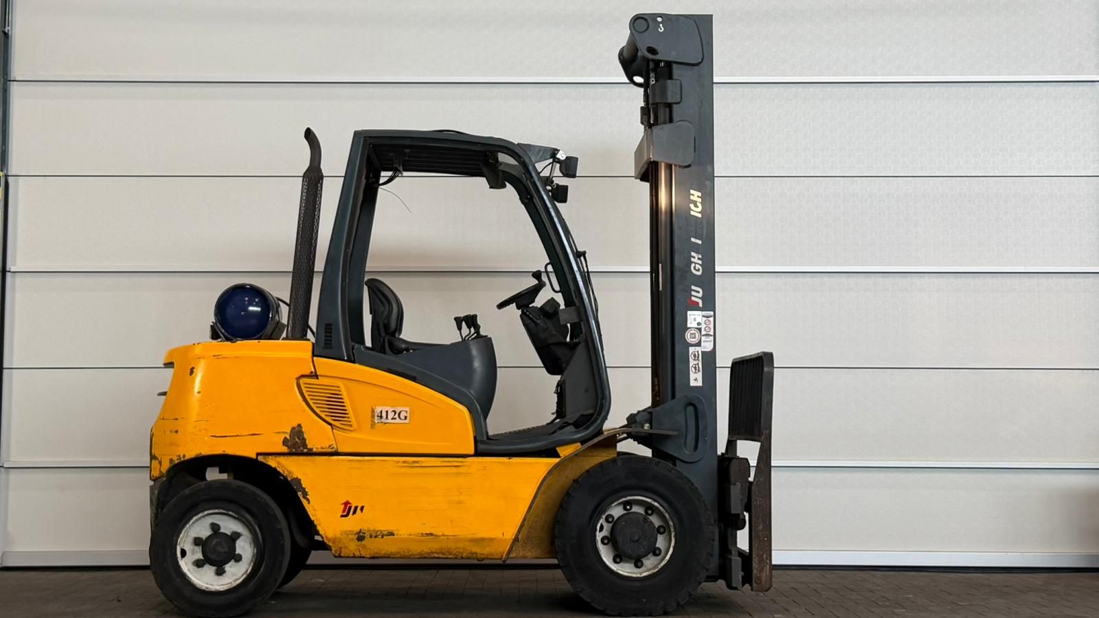 LPG Heftruck Jungheinrich TFG540, 4.000kg, MAAR 3.500 uur!