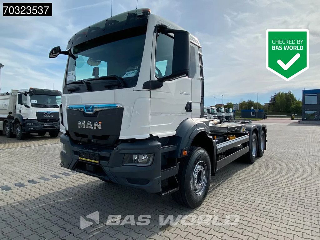 MAN TGS TGS 26.480 6X4 NEW! HYVA 20-57S container system Big-Axle Automatic Euro 6