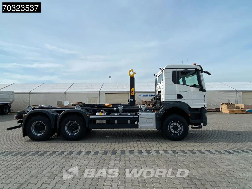 MAN TGS TGS 26.480 6X4 NEW! HYVA 20-57S container system Big-Axle Automatic Euro 6